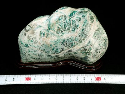 画像3: ◆天然石：長野県産／緑の綺麗な石－鑑賞石No,03◆